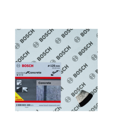 Diamentowa tarcza tnąca 125x22,23x1,6x10 mm BOSCH