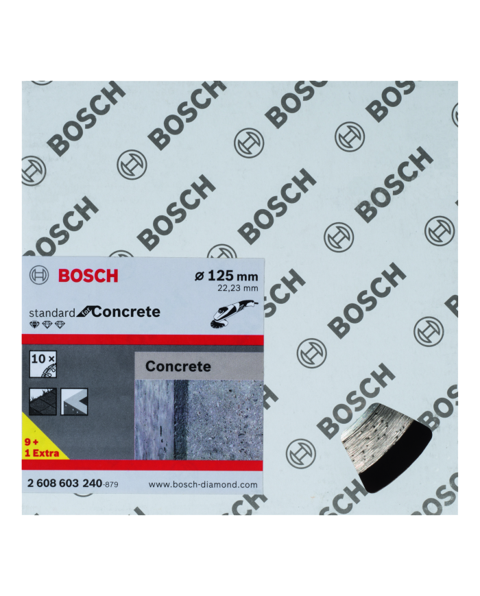 Diamentowa tarcza tnąca 125x22,23x1,6x10 mm BOSCH