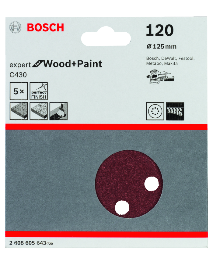 PAP. ŚCIER. RW D125 G120 5PC NS