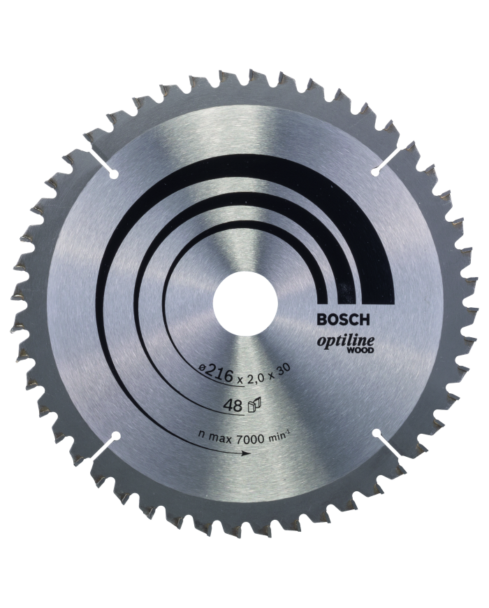 Tarcza pilarska Optiline Wood 216 x 30 x 2,0 mm, 4
