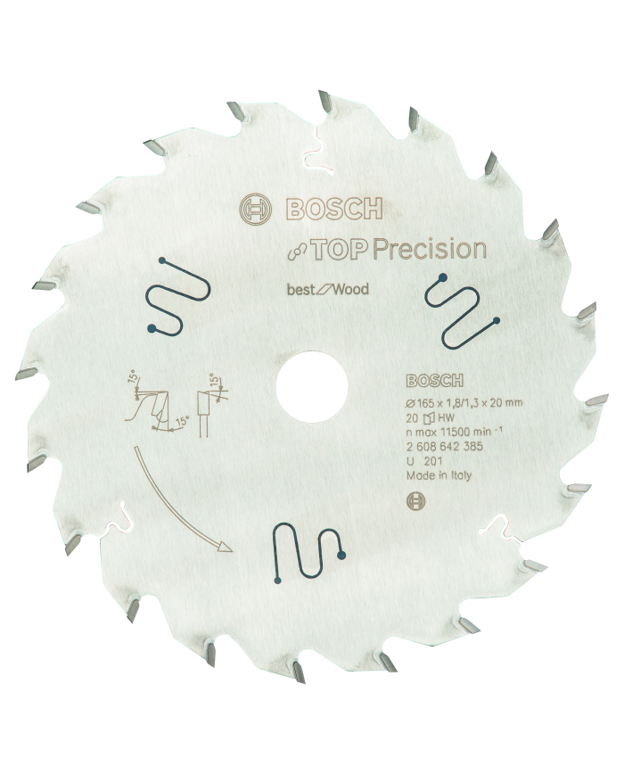 Tarcza pilarska Top Precision Best for Wood 165 x