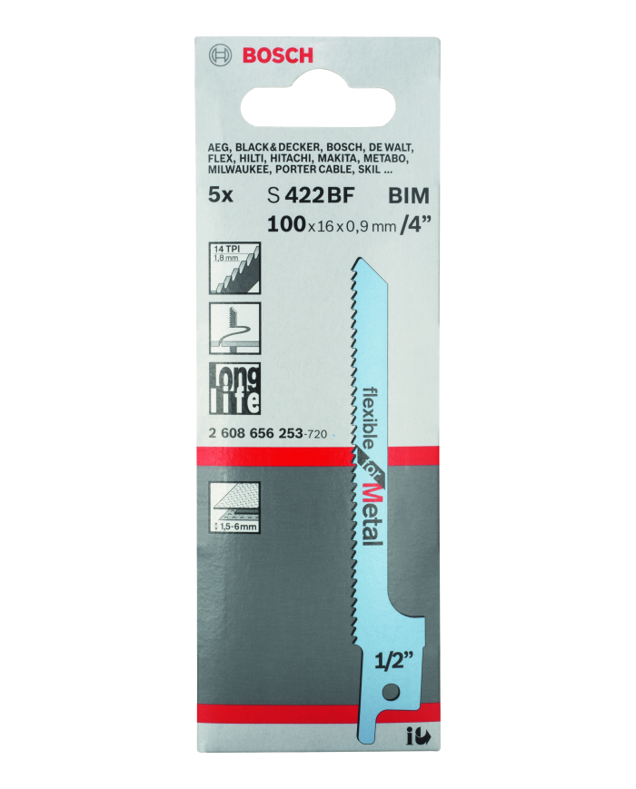 Brzeszczot do piły szablastej S 422 BF Flexible fo