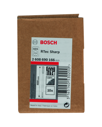 Dłuta płaskie RTec Sharp, SDS max 400 mm