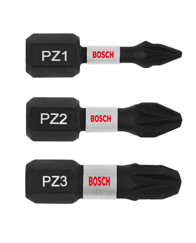 BIT IMPACT 25MM 3XPZ1,PZ2,PZ3