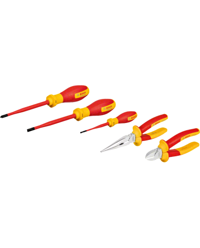5-częściowy mieszany zestaw narzędzi ręcznych VDE 