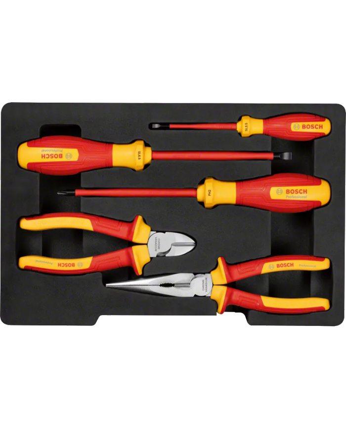 5-częściowy mieszany zestaw narzędzi ręcznych VDE 