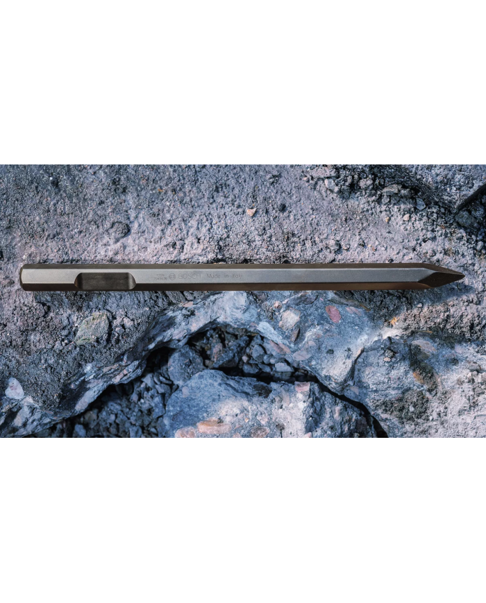 Szpicak, chwyt sześciokątny 28 mm 520 mm