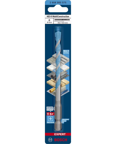 WIERTŁO HEX-9 EXPERT MC 1PC 6X90X150