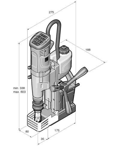 Magnetyczna wiertarka rdzeniowa FEIN KBU 35 MQW