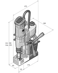 Magnetyczna wiertarka rdzeniowa FEIN KBU 35 Q