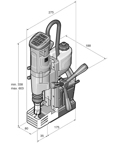 Magnetyczna wiertarka rdzeniowa FEIN KBU 35 QW