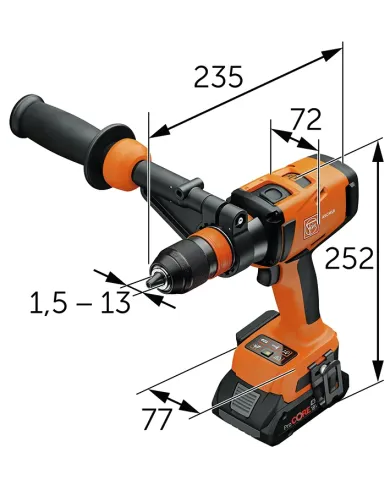 Wiertarko-wkrętarka udar ASCM 18-4 QMP AS SELECT