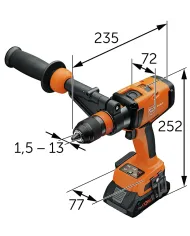 Wiertarko-wkrętarka udar ASCM 18-4 QMP AS SELECT