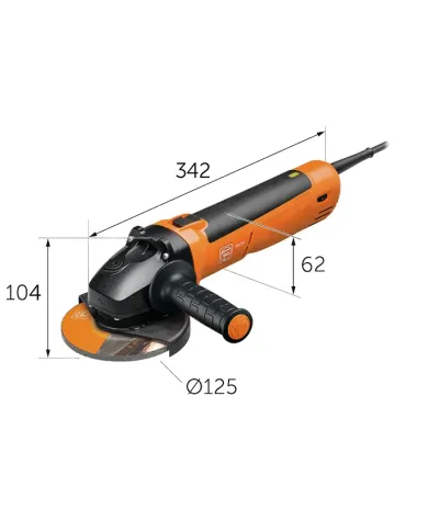 Szlifierka CG 15-125 BL bezszczotkowa 1500W