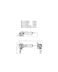 Szlifierka kątowa WEV 15-125 Quick METABO
