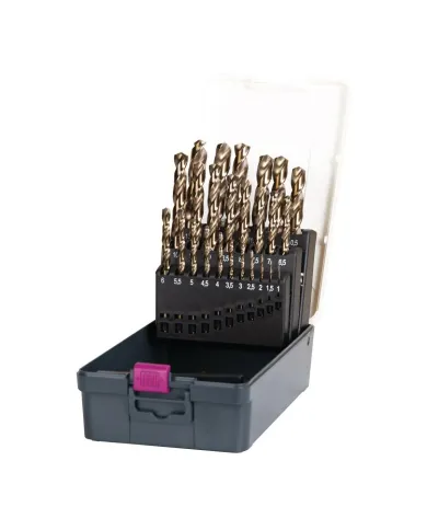 Zestaw wierteł kobaltowych 25 sztuk, 1 - 13 mm