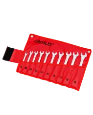 Zestaw 10 kluczy płasko-oczk. z grzechotką GR50227