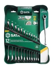 Zestaw 12 kluczy płasko-oczk. z grzechorką