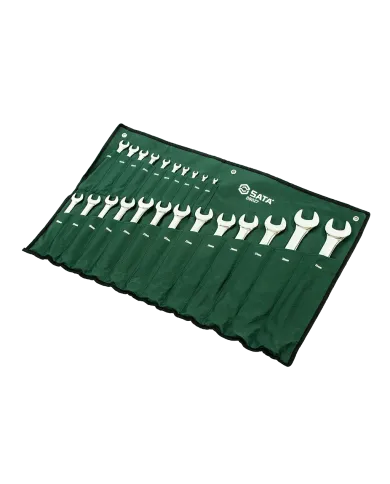 Zestaw 23 kluczy płasko-oczkowych w saszetce 6-32