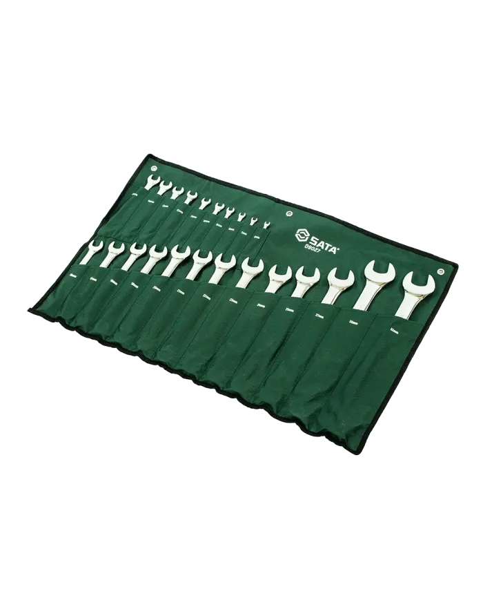 Zestaw 23 kluczy płasko-oczkowych w saszetce 6-32