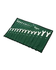 Zestaw 23 kluczy płasko-oczkowych w saszetce 6-32