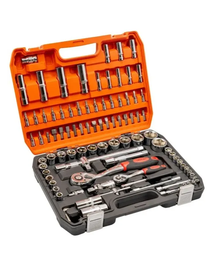 Zestaw 94 cz. kluczy nasad. 1/4