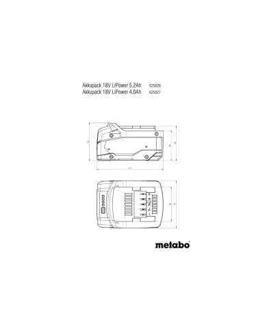 Akumulator 18V 5,2 AH LI-POWER