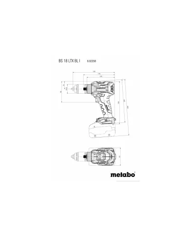 Wiertarko-wkrętarka akumulatorowa BS 18 LTX BL I
