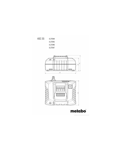 Ładowarka ASC 55  12-36V  AIR COOL