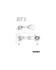 Szlifierka kątowa 125mm 18V Quick METABO W 18 L 9-125