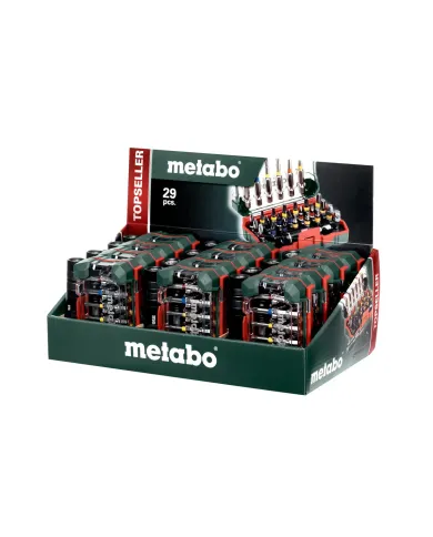 Zestaw bitów SP Metabo 29 części + latarka Mini 