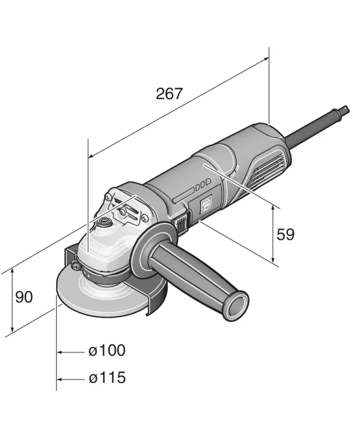 Szlifierka kątowa FEIN CG 7-125