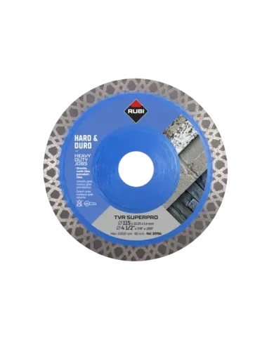 Tarcza diamentowa RUBI 125mm Turbo Viper SUPERPRO | Cięcie granitu, gresu