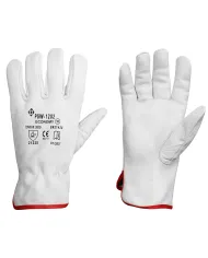 Rękawice monterskie  z koziej skóry krótkie 10