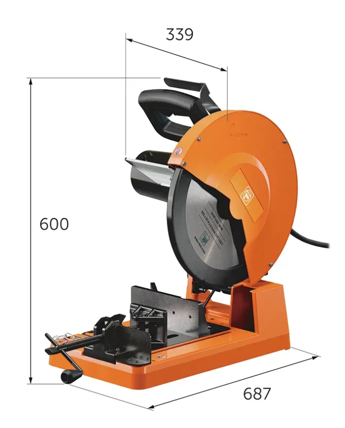 Przecinarka do metalu FEIN MKAS 355 1800W 355mm | Beziskrowa