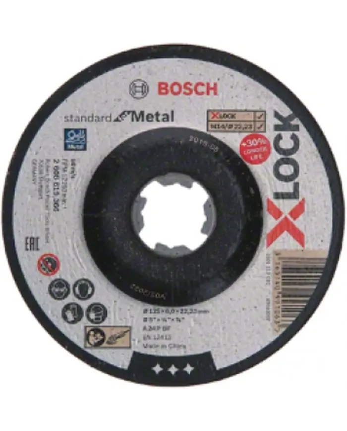 Tarcza szlifierska X-LOCK Metal 125X6,0MM