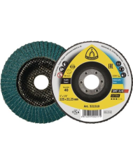 Tarcza lamelowa 125 P80 12st stożk INOX kor.cyrk