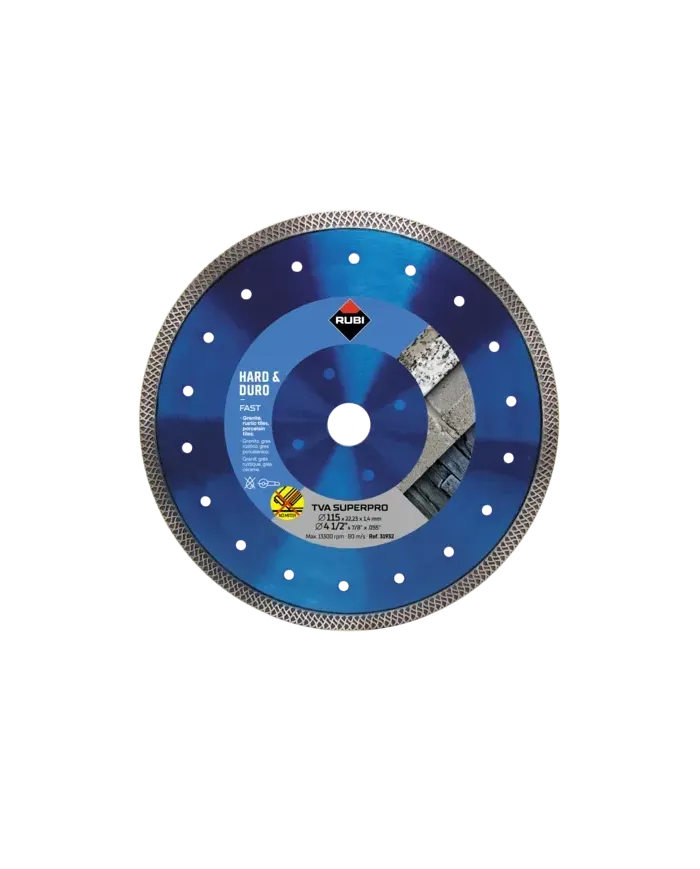 Tarcza diamentowa Rubi TVA 125mm Turbo Viper | Cięcie gresu