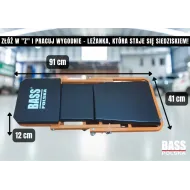 Leżanka warsztatowa siedzisko
