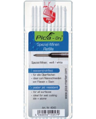 Wkłady do długopisów 10x biały wodoodporne