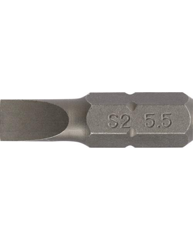 Bit płaski 1/4" C6.3 5.5x1mm dł.25mm