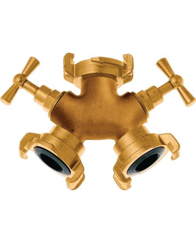Zawór dwudrożny mosiądz wielkość węża 9,5-38 mm  