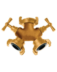 Zawór dwudrożny mosiądz wielkość węża 9,5-38 mm  