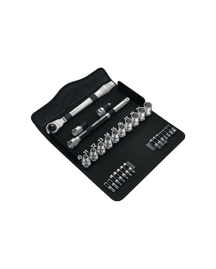 Zestaw kl.nasad. 28szt 1/2" 10-19mm 72z 6-kąt