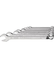 Zestaw kluczy płasko-oczkowych 12szt 10-32mm