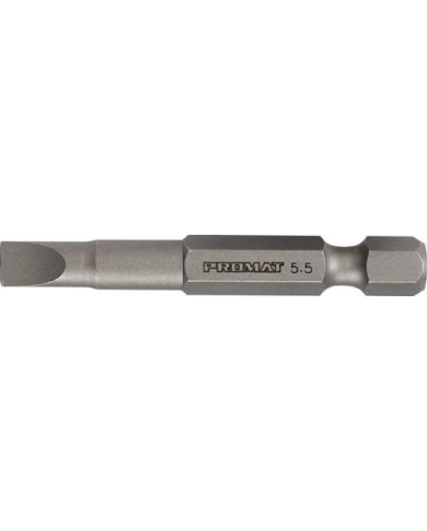 Bit płaski 1/4" E6.3 4.5x0.6mm dł.50mm