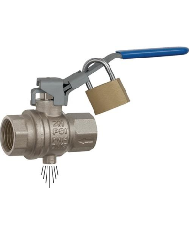 Zawór kulkowy bezp. Rp1/2"(DN15) gw.wewn/wewn