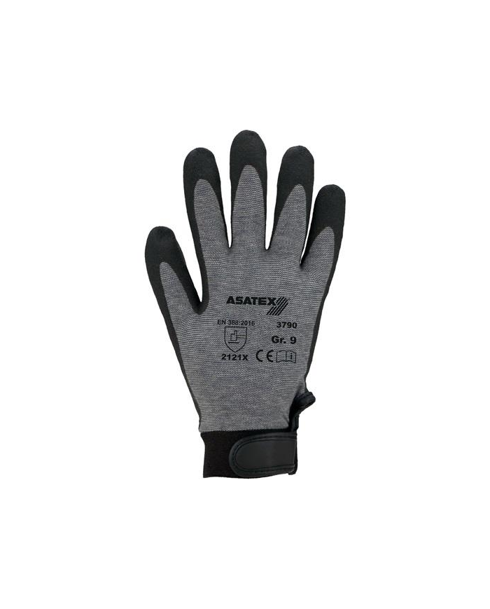 Rękawica r.10 szara EN388 K.II bawełna/elastan