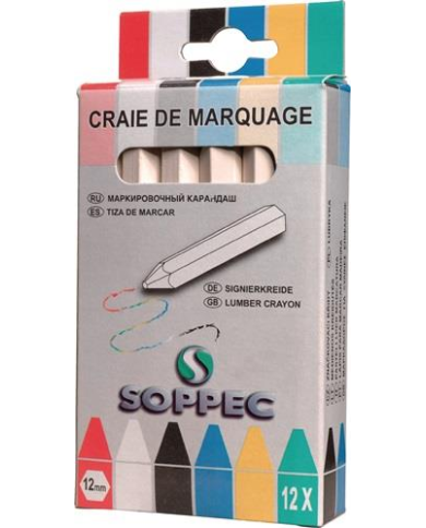 Kreda malarska biała bez papieru 