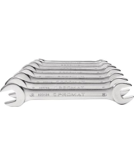 Zestaw kluczy płaskich dwustronnych 10szt 6-27mm